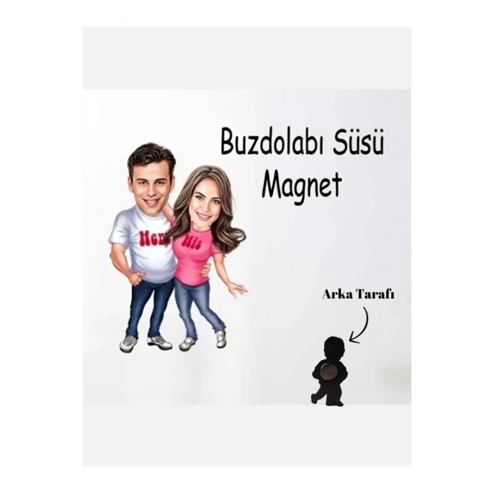 Kişiye Özel Mağnet - Karikatür Mağnet