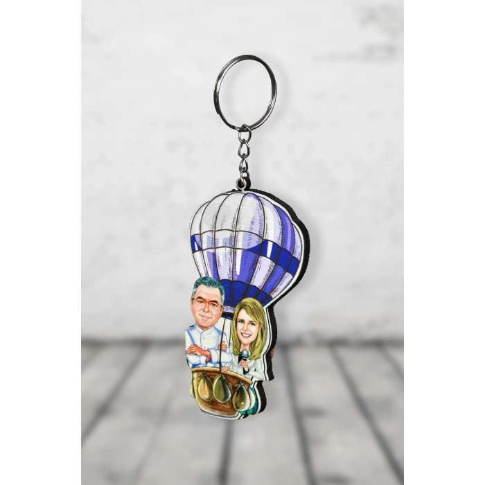 Kişiye Özel Karikatür Tasarım Anahtarlık