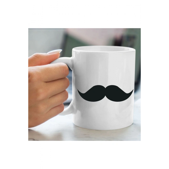 Bıyık Model Bardak - Bıyıklı Bardak