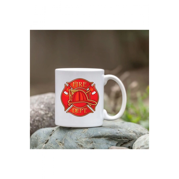 İtfaiye Model Bardak - İtfaiyeci Bardağı