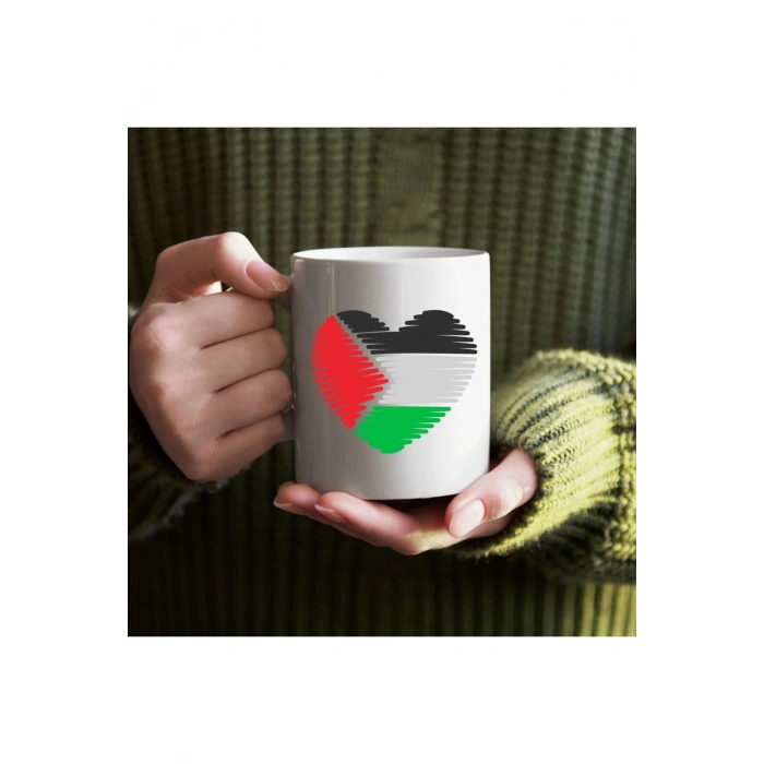 Filistin Bayraklı Bardak - Filistin Bardağı