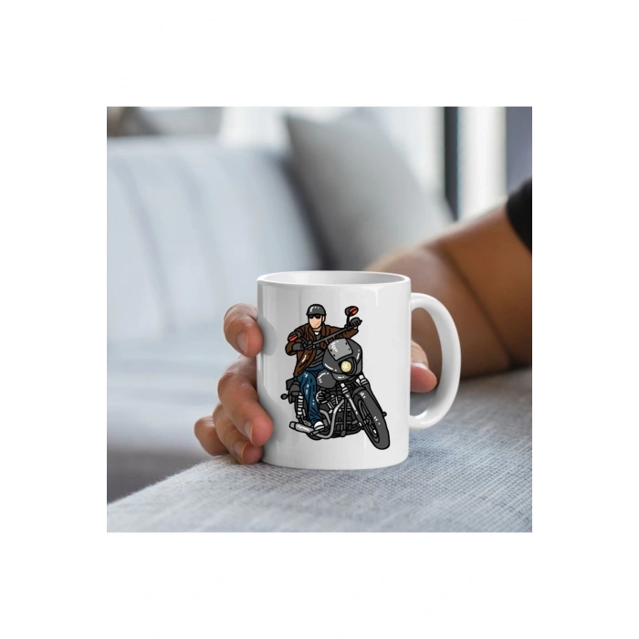 Motorcu Model Bardak - Motorcu Bardağı