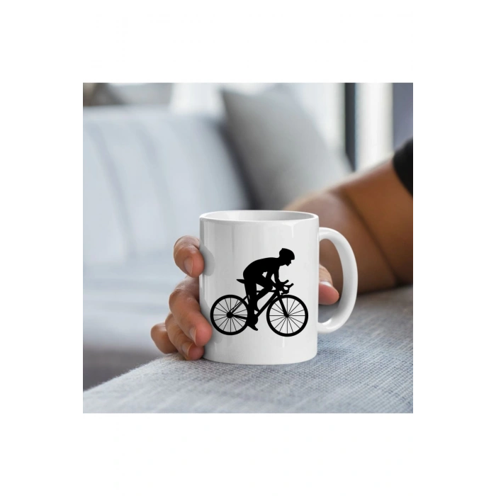 Bisiklet Model Bardak - Bisiklet Desenli Bardak