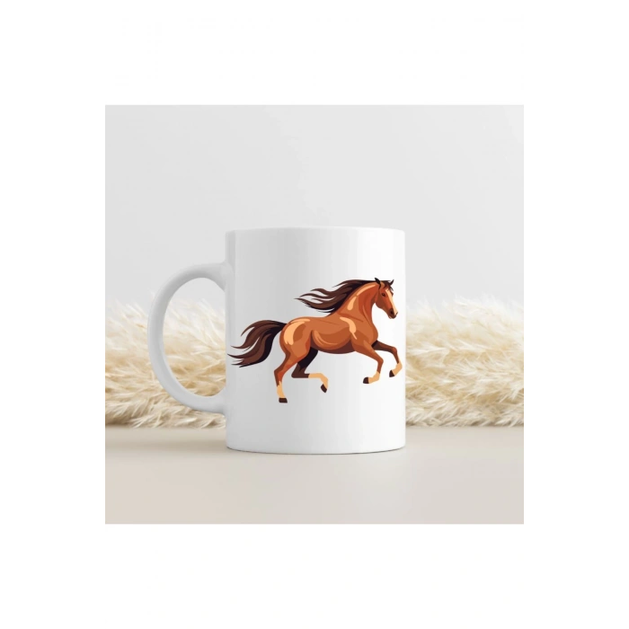 At Model Bardak - Atlı Bardak