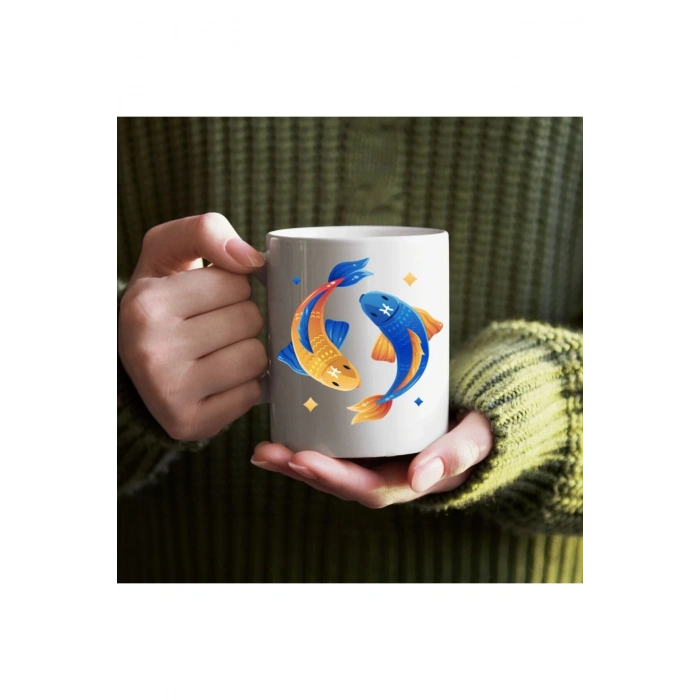 Balık Burcu Bardak - Balık Bardağı