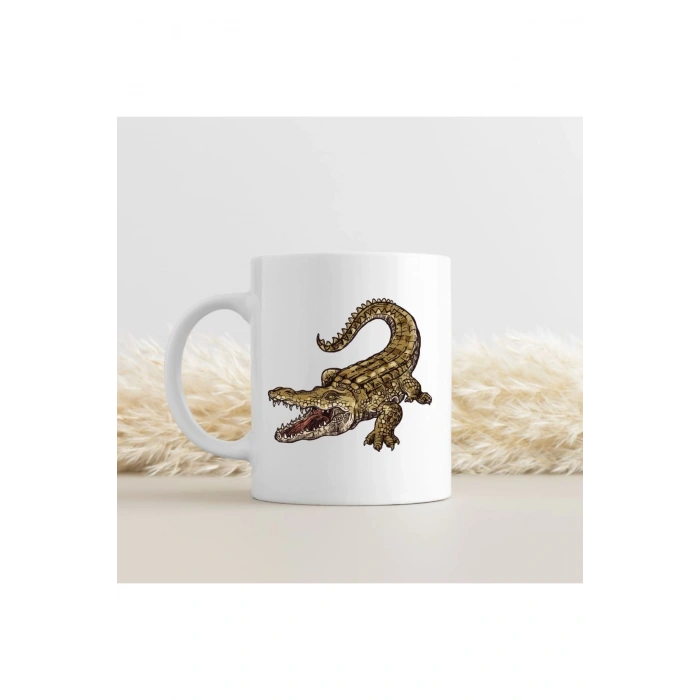 Timsah Model Bardak - Timsahlı Bardak