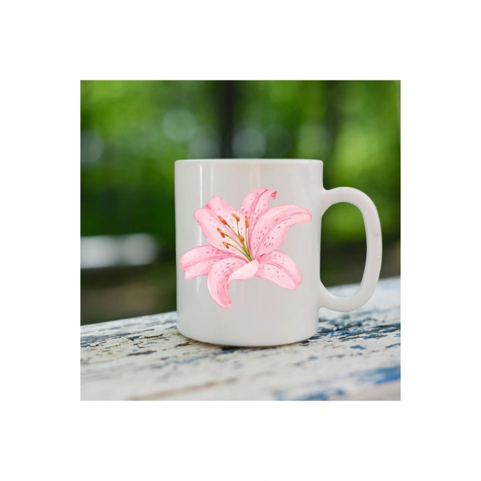 Lilyum Çiçeği Model Bardak - Lilyum Çiçeği Bardağı