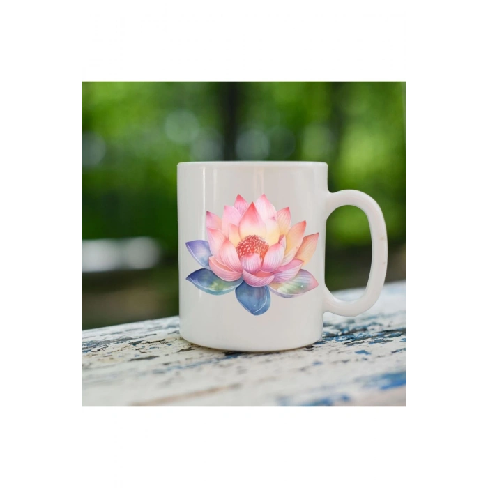 Nilüfer Çiçeği Model Bardak - Nilüfer Çiçeği Bardağı