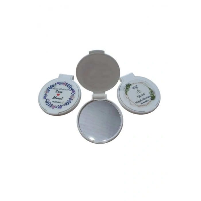 Kişiye Özel Cep Aynası - Hediyelik Cep Aynası ( 10 Adet )