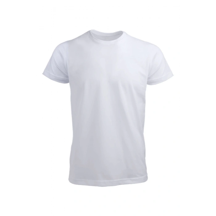 Düz Beyaz Polyester Tişört - Birinci Kalite Unisex Tişört