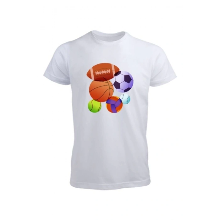 Spor Tasarımlı Tişört