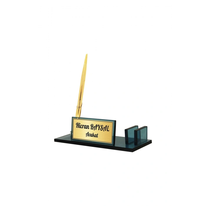 Kişiye Özel Masa İsimliği - Kalemli Masa İsimliği - Kartlı Masa İsimliği