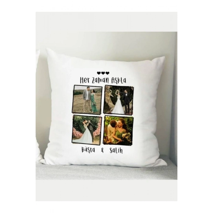 Kişiye Özel Yastık Kılıfı - Resimli Yastık Kılıfı - İsimli Yastık Kılıfı