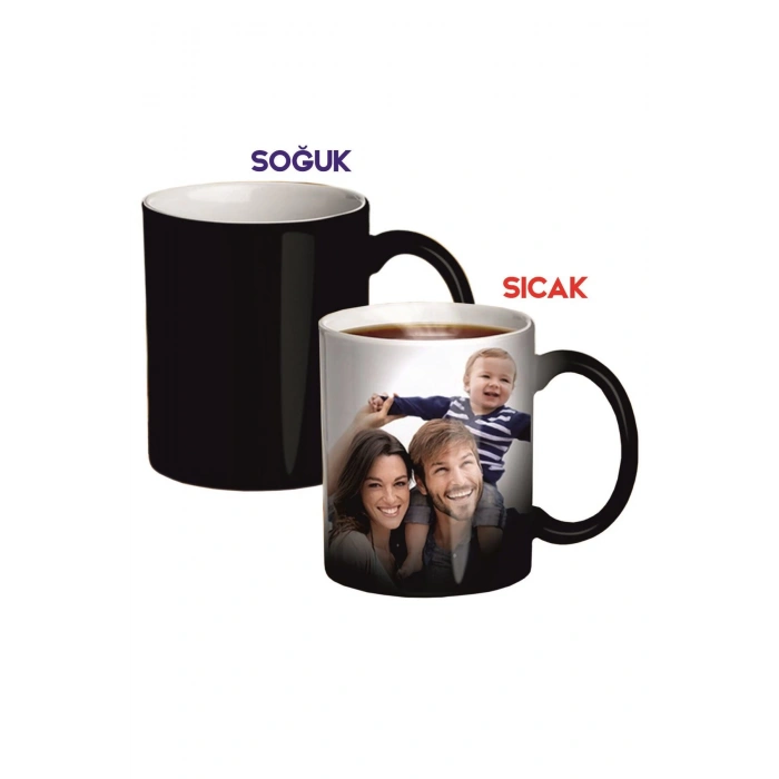 Kişiye Özel Baskılı Sihirli Kupa Bardak - Resimli Sihirli Bardak