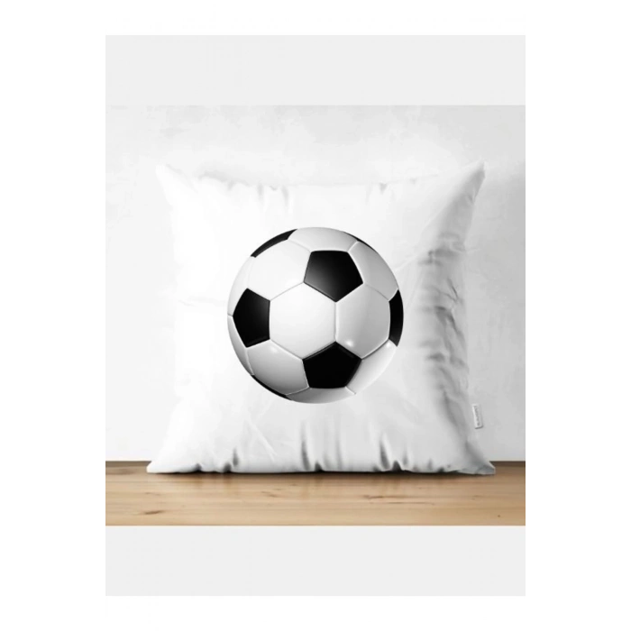 Siyah Beyaz Kırlent Kılıfı - Fanatik Yastık Kılıfı