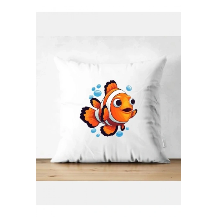 Balık Model Kırlent Kılıfı - Balıklı Yastık Kılıfı