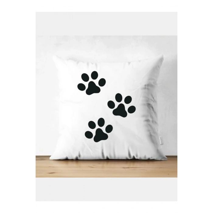 Pati Model Kırlent Kılıfı - Pati Yastık Kılıfı