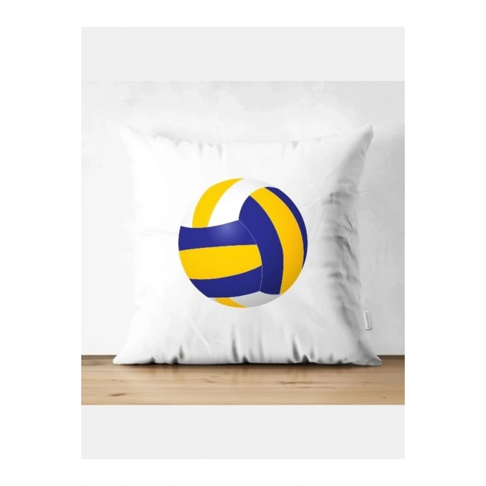 Voleybol Toplu Kırlent Kılıfı - Voleybol Yastık Kılıfı