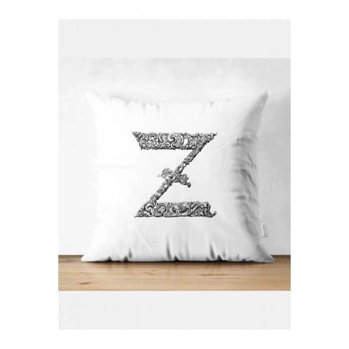 Z Harfi Kırlent Kılıfı - Z Harfli Yastık Kılıfı
