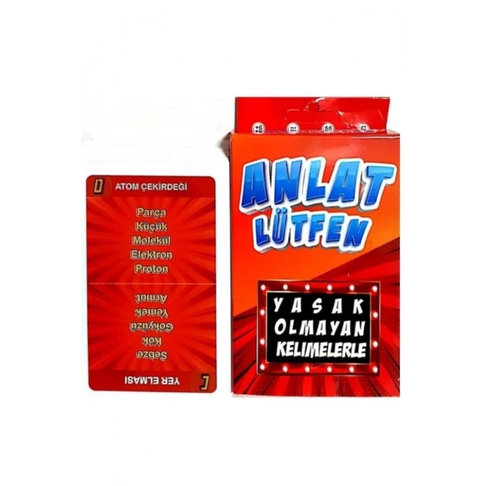 Anlat Lütfen Oyunu - Anlat Bakalım Oyunu ( Mini Kelime Kart Oyunu )