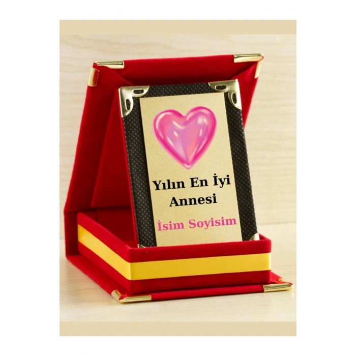 Yılın En İyi Annesi Plaketi - Anneler Günü Plaketi ( Mini Plaket )