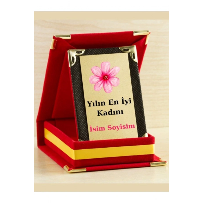 Yılın En İyi Kadını Plaketi - Kadınlar Günü Plaketi ( Mini Plaket )