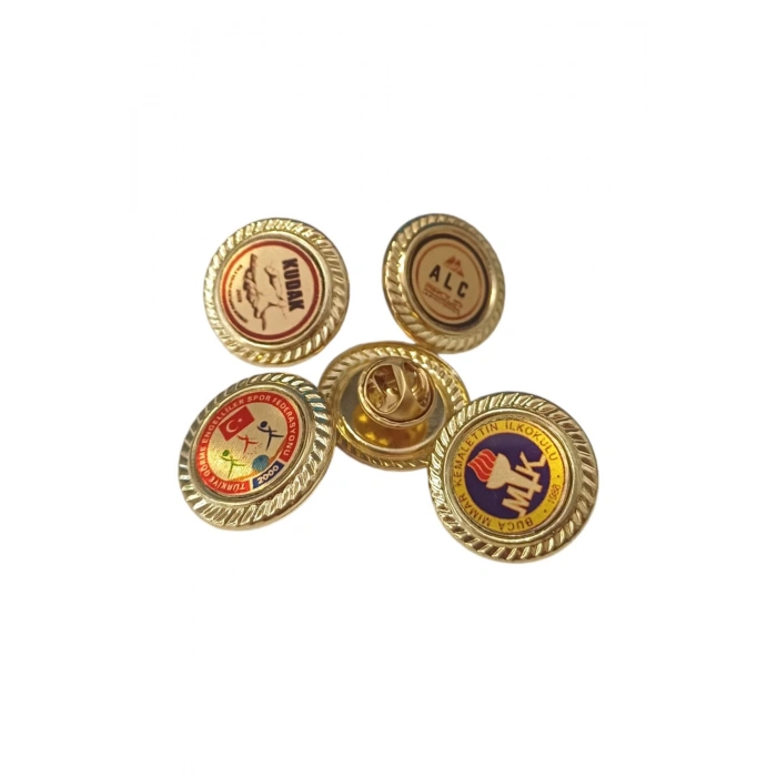 Kişiye Özel Rozet - Logolu Metal Rozet - Kişiye Özel Metal Rozet - Logolu Rozet