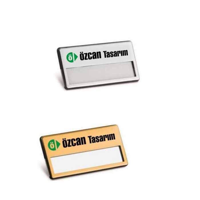 Kişiye Özel Yaka Kartı - Firmalara Özel Yaka Kartı - Mıknatıslı ( 10 Adet )