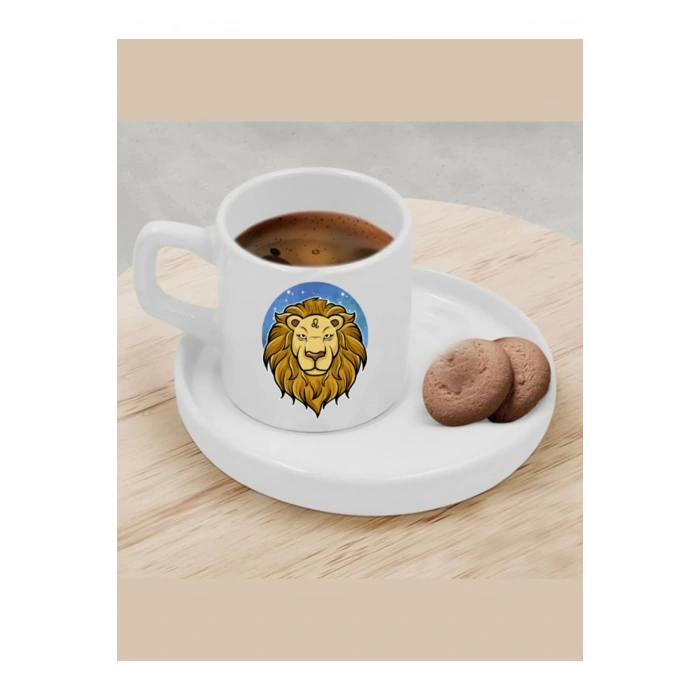 Türk Kahvesi Fincanı Aslan Burcu Fincan