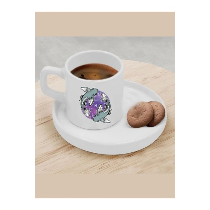 Türk Kahvesi Fincanı Balık  Burcu Fincan