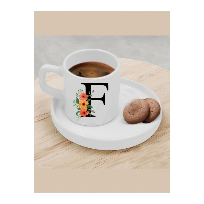 Türk Kahvesi Fincanı F Harfi Fincan