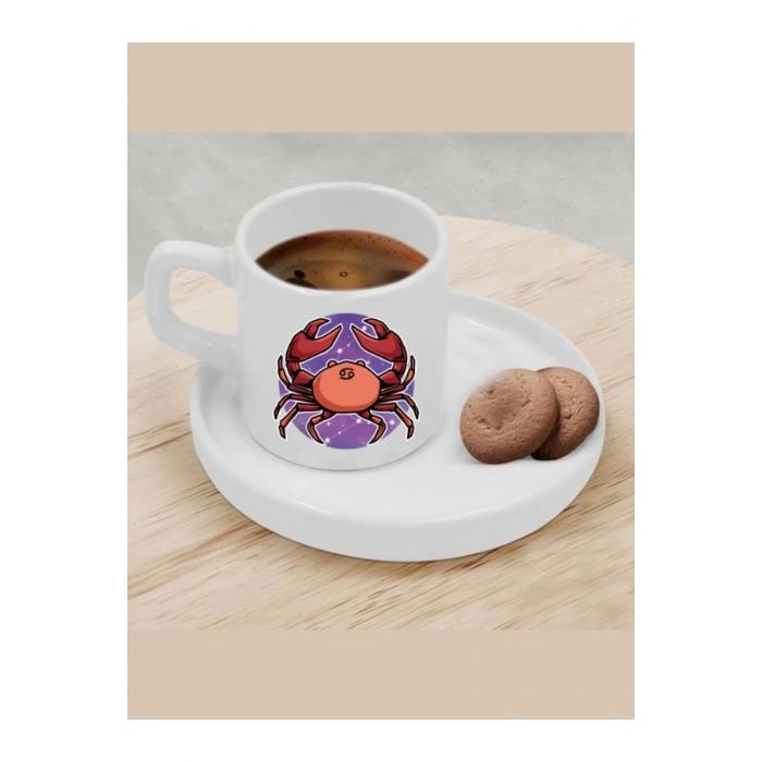 Türk Kahvesi Fincanı Yengeç Burcu Fincan