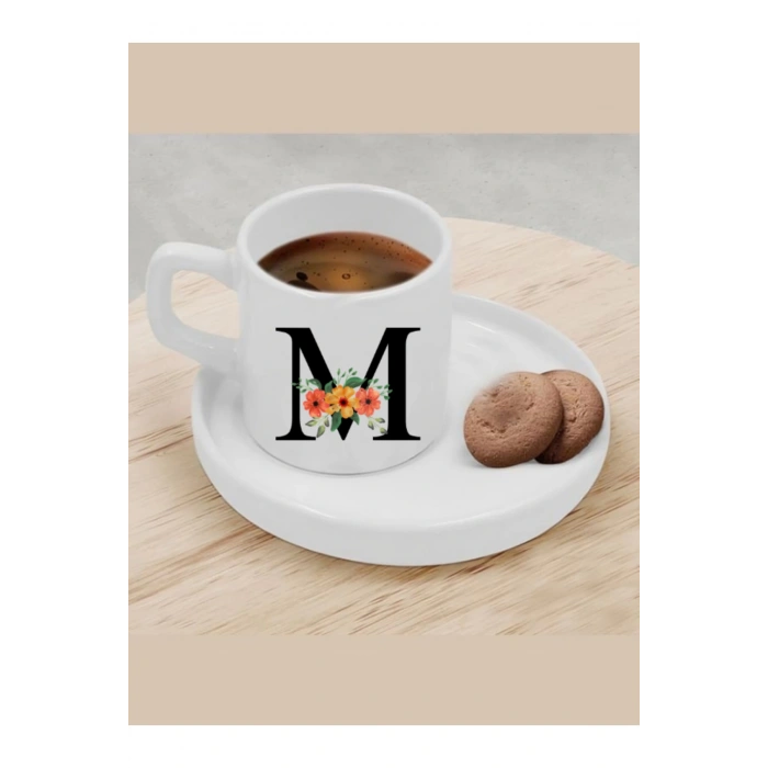 Türk Kahvesi Fincanı M Harfi Fincan
