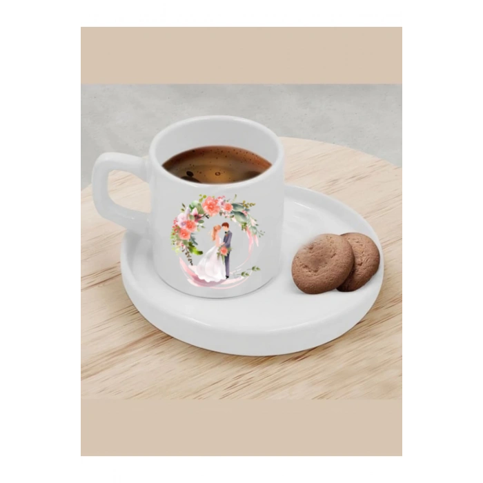 Türk Kahvesi Fincanı Damat Gelin Fincanı