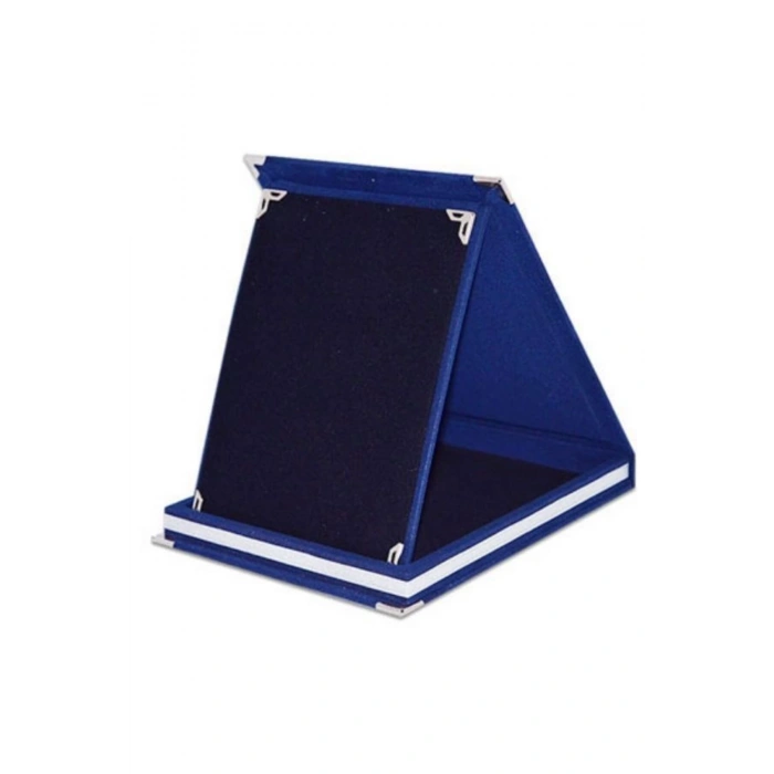 Lacivert Kadife Plaket - Metalsiz Boş Plaket