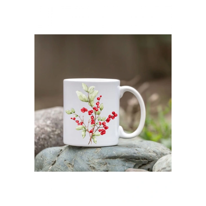 Kokina Çiçeği Bardağı - Yılbaşı Bardağı