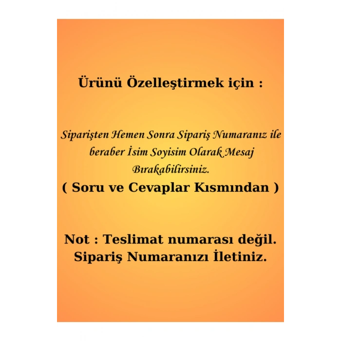 Kişiye Özel Kartlık - İsim Yazılı Kartlık