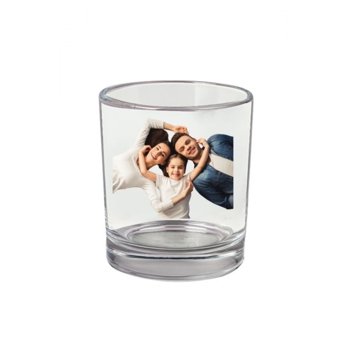 Kişiye Özel Viski Bardağı - Baskılı Viski Bardağı - İsimli Viski Bardağı - Resimli Viski Bardağı