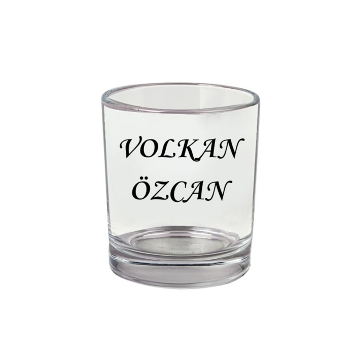 Kişiye Özel Viski Bardağı - Baskılı Viski Bardağı - İsimli Viski Bardağı - Resimli Viski Bardağı