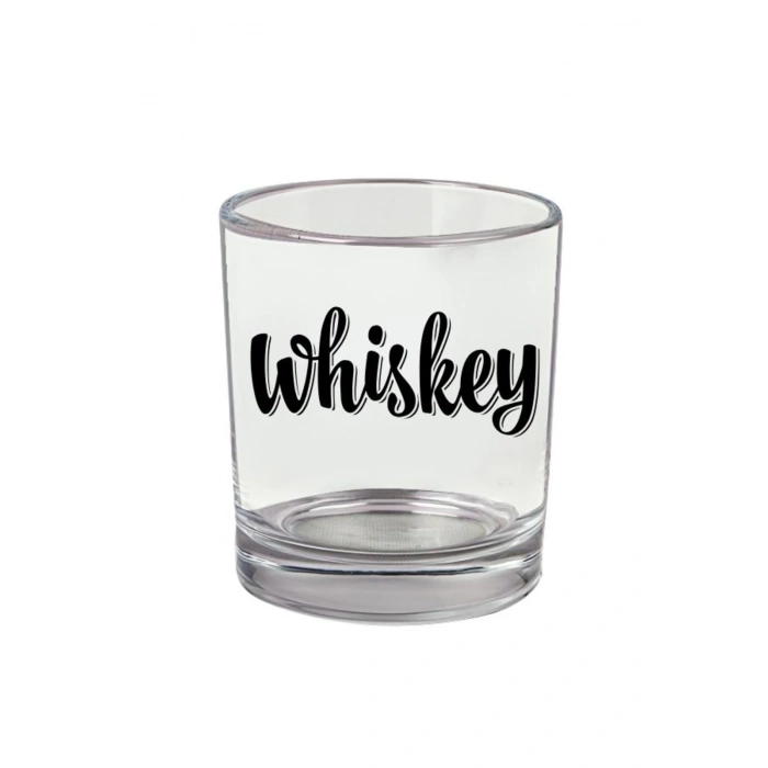 Vhiskey Yazılı Viski Bardağı - Viski Bardak