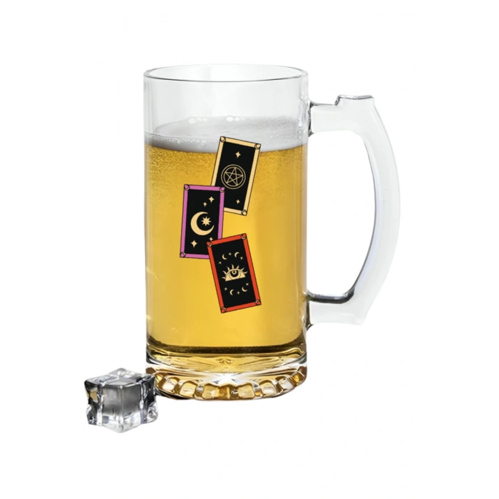 Astroloji Baskılı Bira Bardağı - Bira Bardak