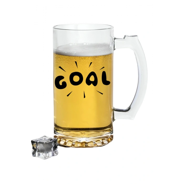 Goal Baskılı Bira Bardağı - Gol Baskılı Bira Bardağı