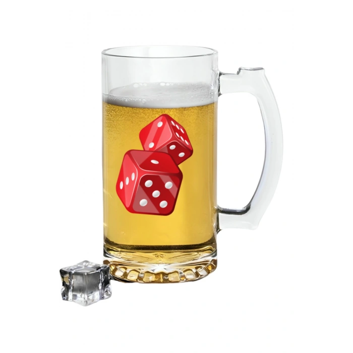 Zar Baskılı Bira Bardağı - Bira Bardak