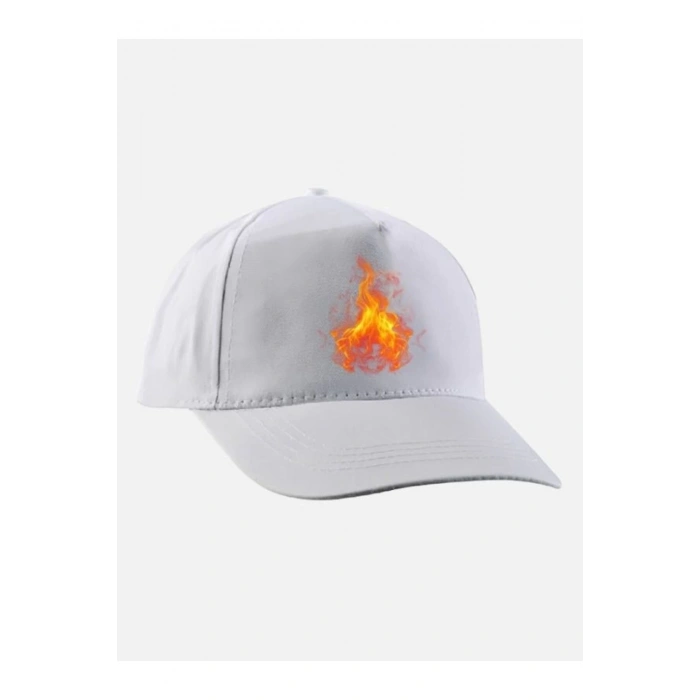 Ateş Baskılı Şapka - Ateş Model Şapka