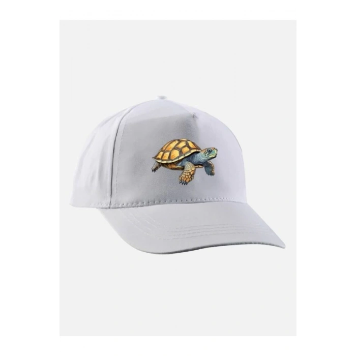 Kaplumbağa Baskılı Şapka - Kaplumbağalı Şapka
