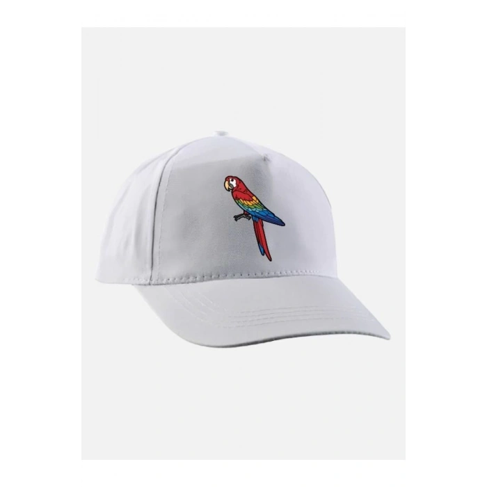 Papağan Baskılı Şapka - Papağanlı Şapka