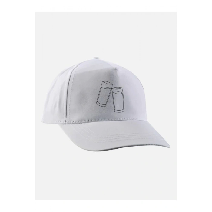 Kadeh Baskılı Şapka - Kadehli Şapka