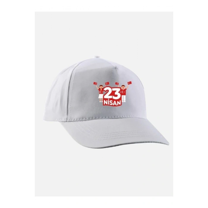 23 Nisan Baskılı Şapka - 23 Nisan Şapkası