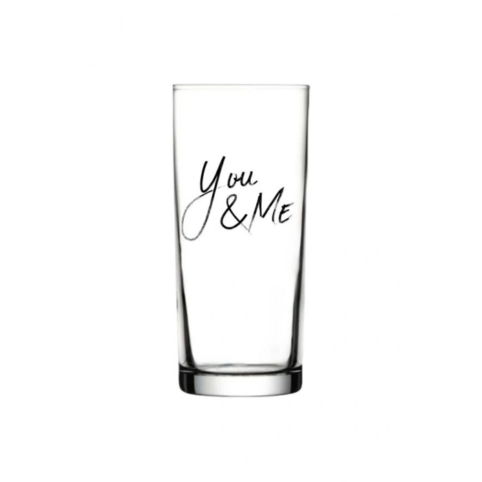 You ve Me Baskılı Rakı Bardağı - Sen ve Ben Model Rakı Bardağı