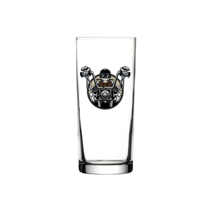 Motorcu Baskılı Rakı Bardağı - Motorcu Model Rakı Bardağı
